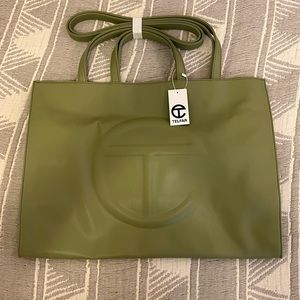 Large Telfar Shopping Bag Drab